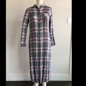 Plaid Long Tunic